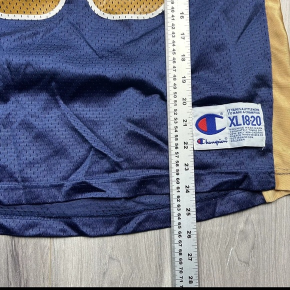 Champion Isaac Bruce St. Louis RAMS Football Jersey LA Rams Youth Size XL - Picture 11 of 12